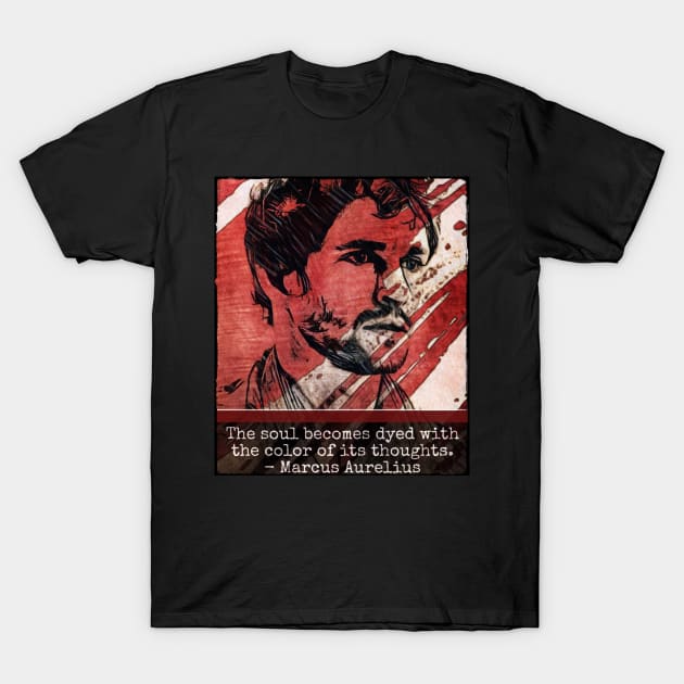 Will Graham - Stained Soul Stoic Quote T-Shirt by OrionLodubyal